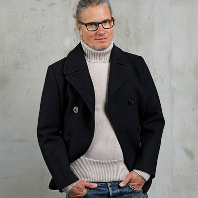 Pike Brothers 1938 Pea Coat Black | Veloce Club