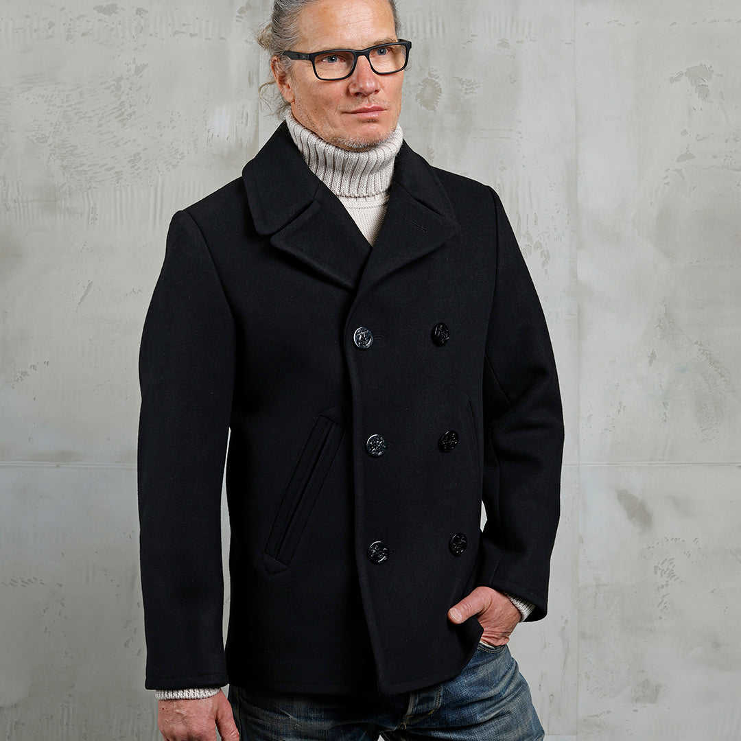 Pike Brothers 1938 Pea Coat Black | Veloce Club
