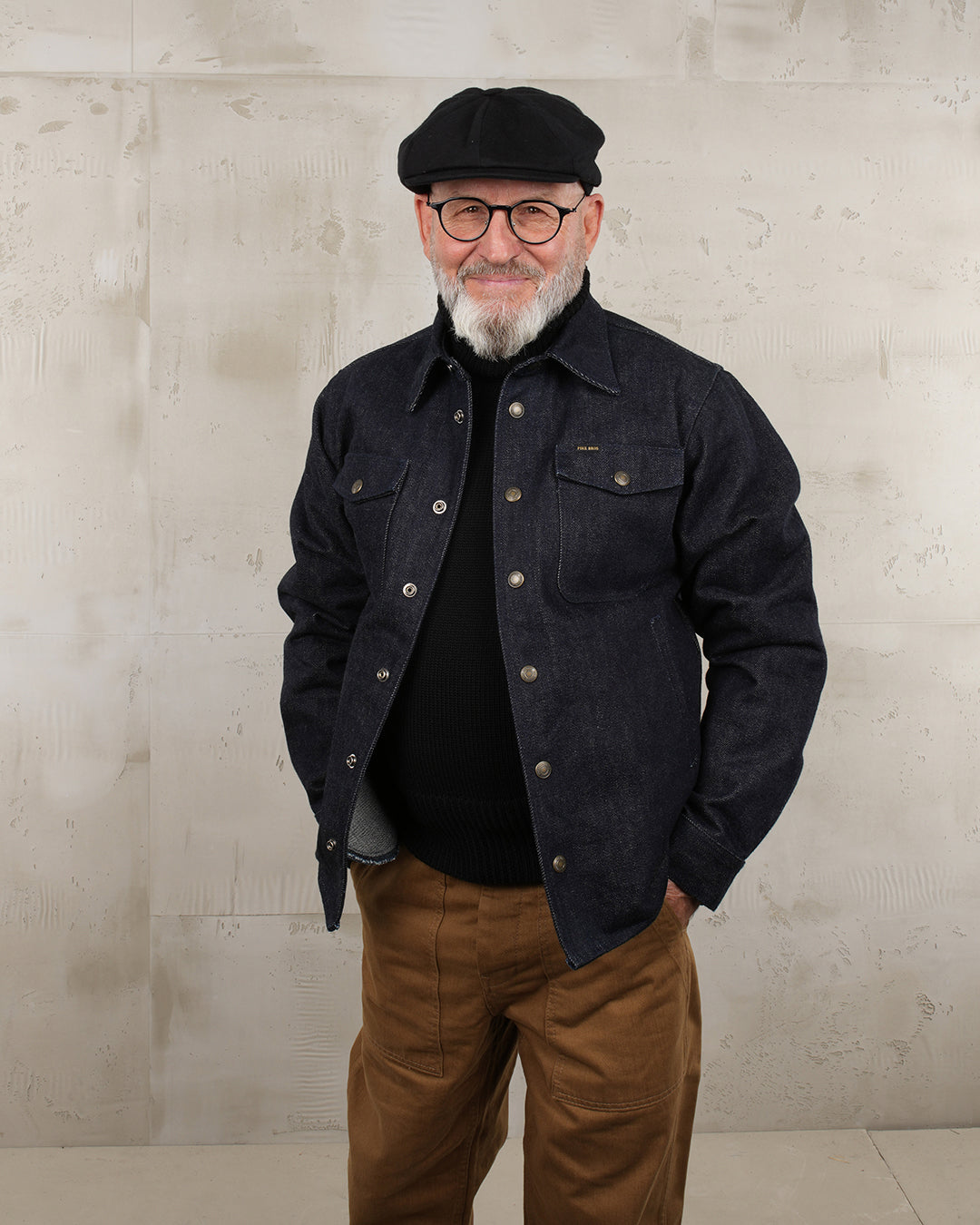 Pike Brothers 1967 CPO Shirt 21oz Denim Indigo | Veloce Club