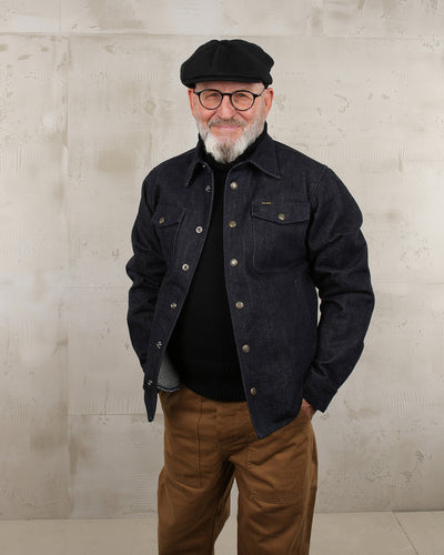 Pike Brothers 1967 CPO Shirt 21oz Denim Indigo | Veloce Club