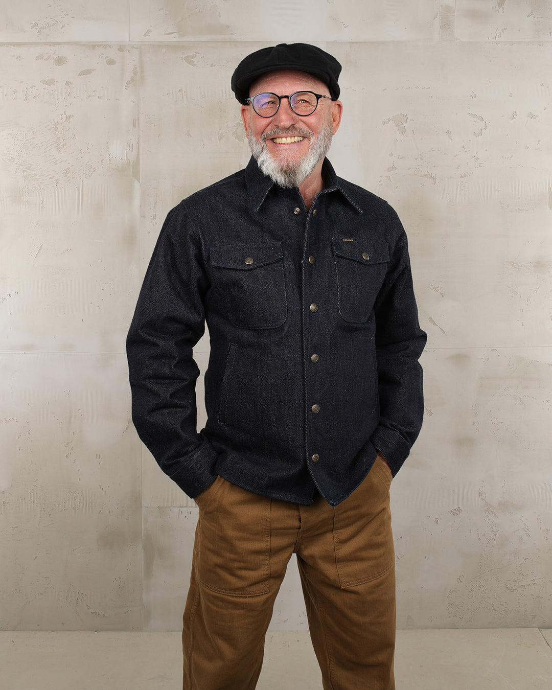 Pike Brothers 1967 CPO Shirt 21oz Denim Indigo | Veloce Club