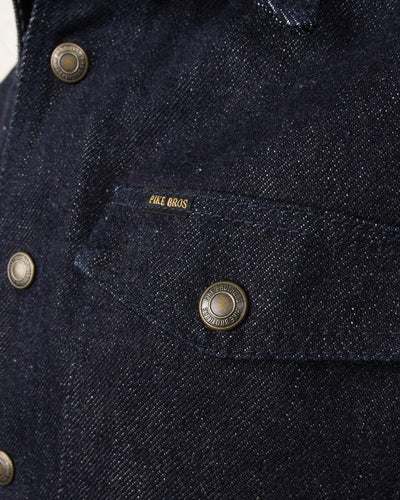 Pike Brothers 1967 CPO Shirt 21oz Denim Indigo | Veloce Club