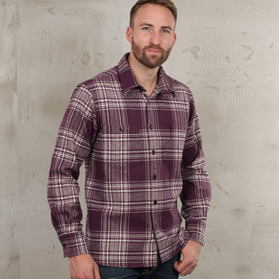 Pike Brothers 1937 Roamer Shirt Livingston Bordeaux | Veloce Club
