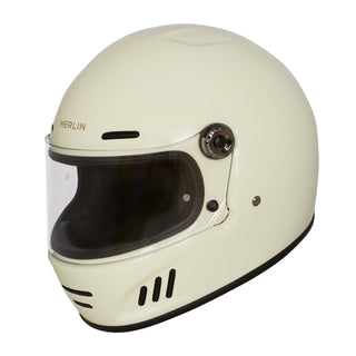 Merlin Revival Vintage Helmet Vintage White available at Veloce Club