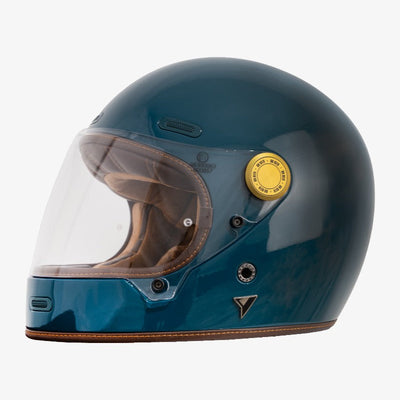 By City Roadster III Motorcycle helmet in Blue | Veloce Club
