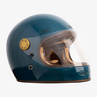 By City Roadster III Motorcycle helmet in Blue | Veloce Club