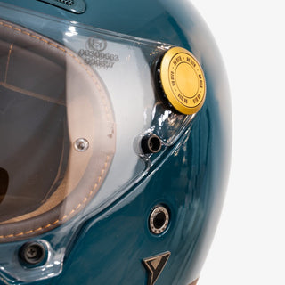 By City Roadster III Motorcycle helmet in Blue | Veloce Club