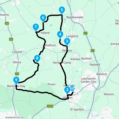 Veloce Club 35mile GPX Route