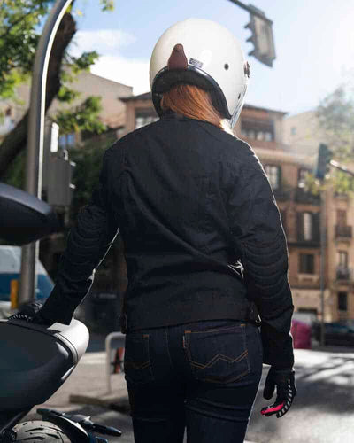 By City Spring III Ladies Motorcycle Jacket  in Black| Veloce Club