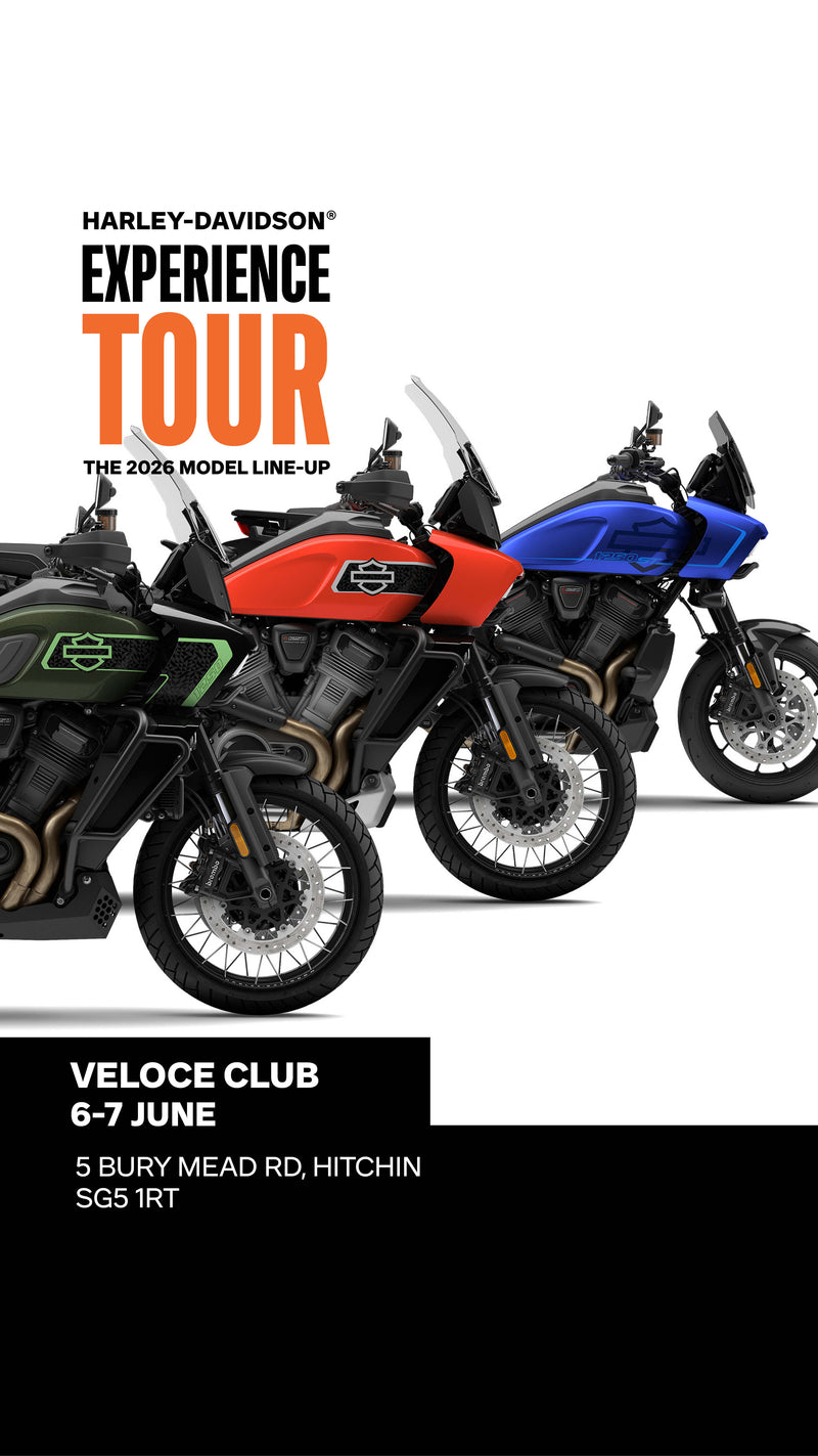 Sat 6 - Sun 7 June: Harley - Davidson Experience - available at Veloce Club