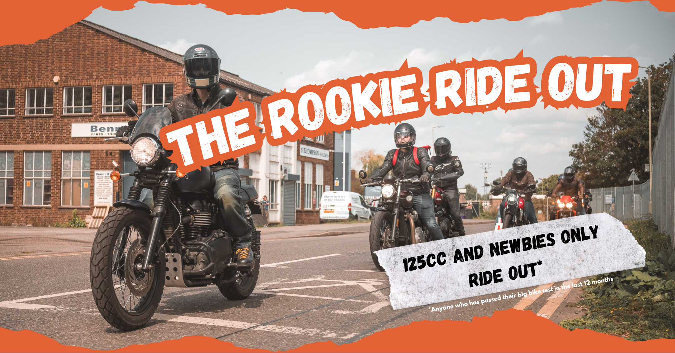 125 & Newbie Ride Out Sunday 28 June