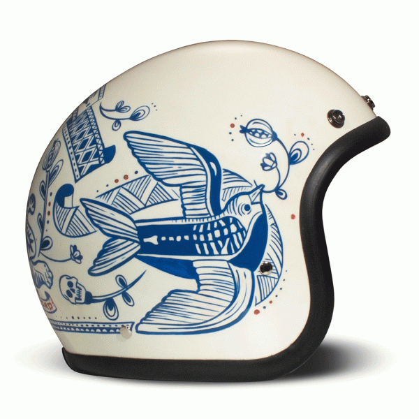 DMD Jet Retro Tigre Open face Helmet | Veloce Club