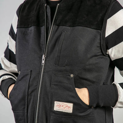 Age of Glory Cabin Vest in Black - available at Veloce Club
