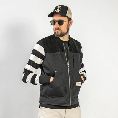 Age of Glory Cabin Vest in Black - available at Veloce Club