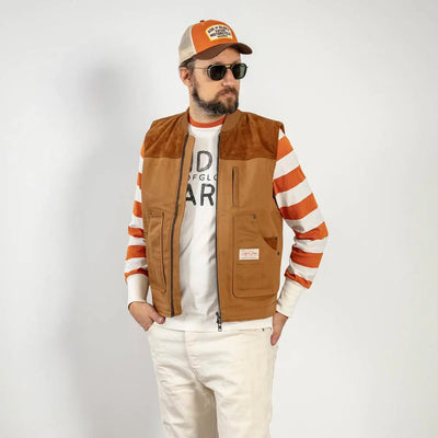 Age of Glory Cabin Vest in Caramel - available at Veloce Club