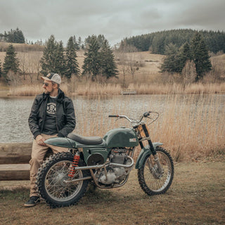 Age of Glory Cockpit Jacket in Black - available at Veloce Club