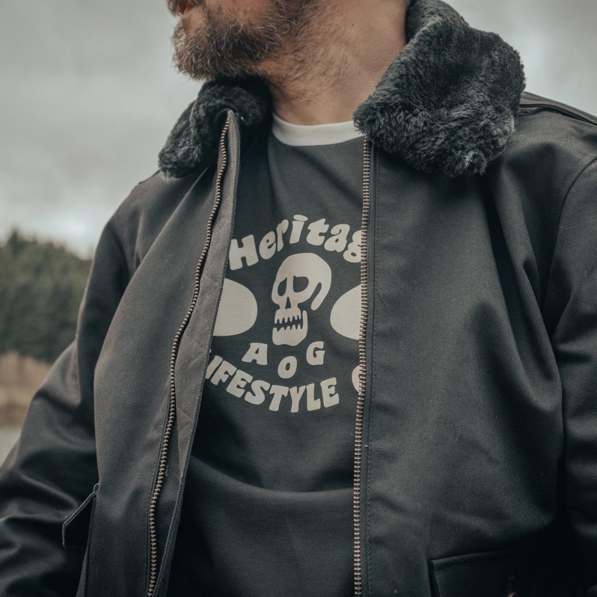 Age of Glory Cockpit Jacket in Black - available at Veloce Club