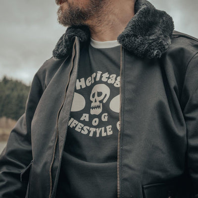 Age of Glory Cockpit Jacket in Black - available at Veloce Club