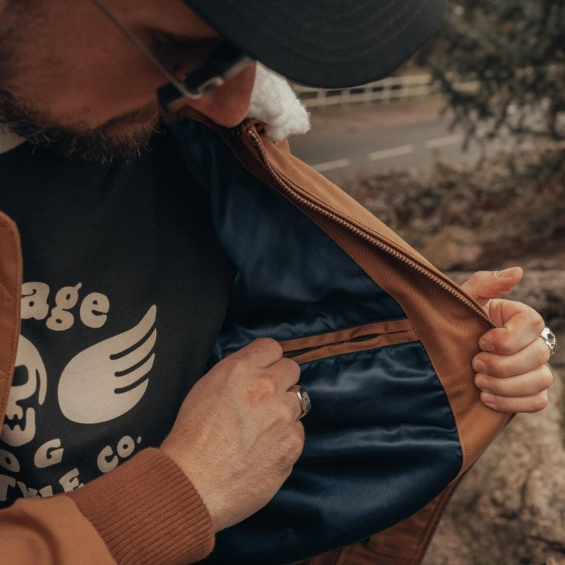 Age of Glory Cockpit Jacket in Caramel - available at Veloce Club