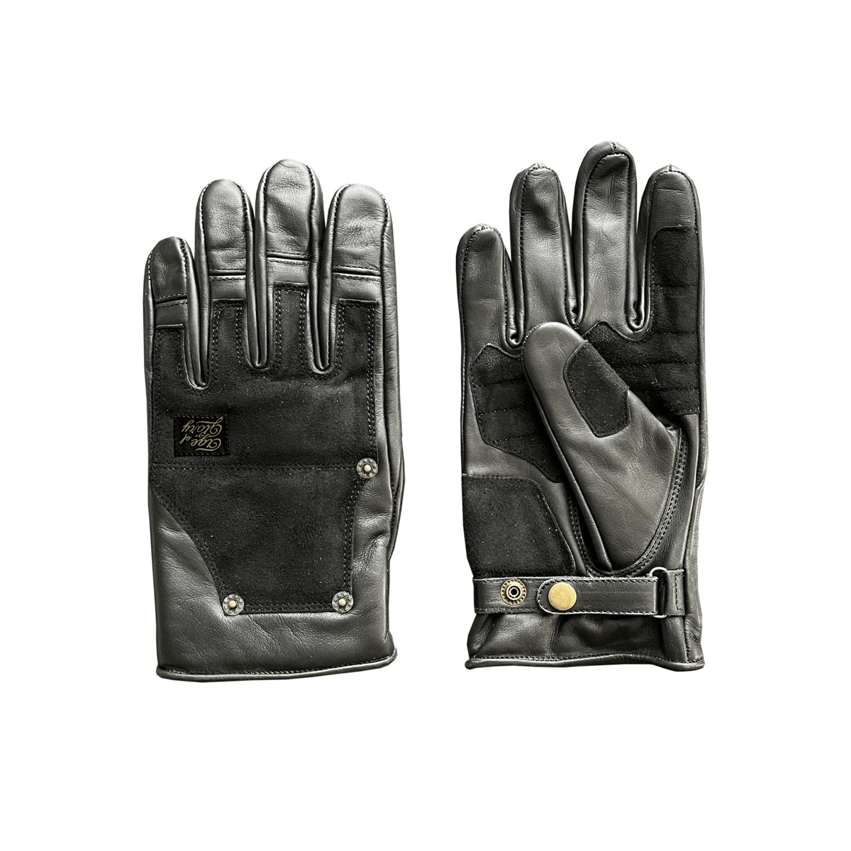 Age of Glory Crafter Motorcycle Gloves Black | Leather CE Gloves available at Veloce Club