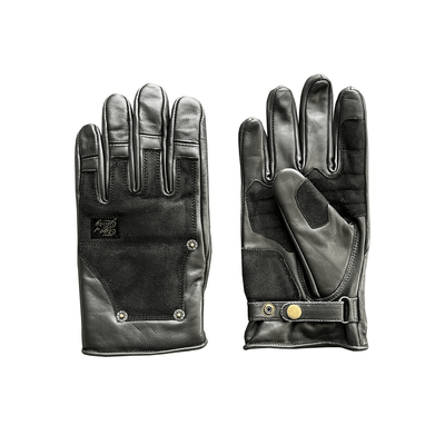 Age of Glory Crafter Motorcycle Gloves Black | Leather CE Gloves available at Veloce Club