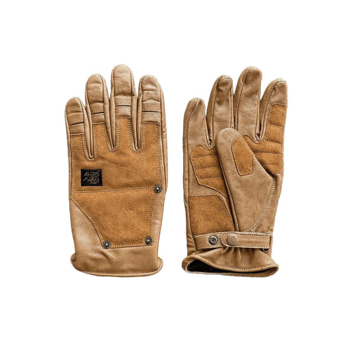 Age of Glory Crafter Motorcycle Gloves Caramel | Leather CE Gloves | Available at Veloce Club