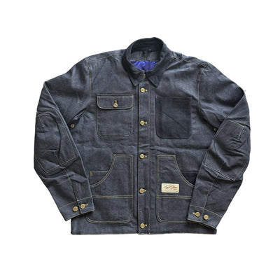 Age of Glory Craftsman Motorcycle Jacket Denim | Veloce Club