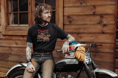Age of Glory Desert Hills T-shirt in Black | Veloce Club