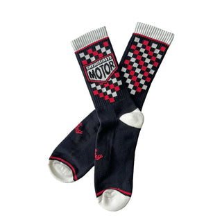 Age of Glory Enthusiats Socks in Black - available at Veloce Club