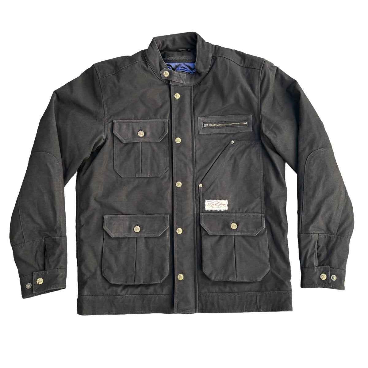 Age of Glory Escape Waxed Cotton Jacket Black