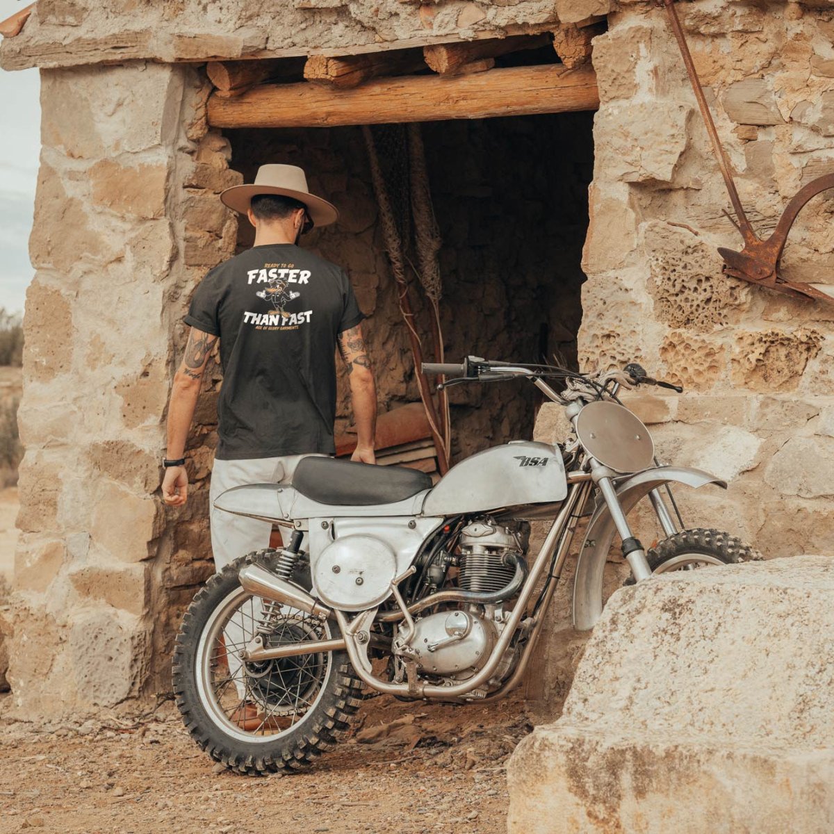 Age of Glory Faster T-Shirt Washed Black | Veloce Club