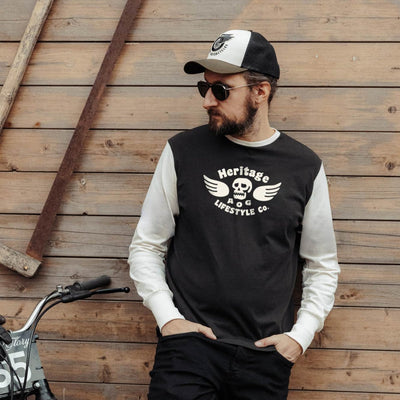 Age of Glory Genuine Long Sleeve in Black - available at Veloce Club