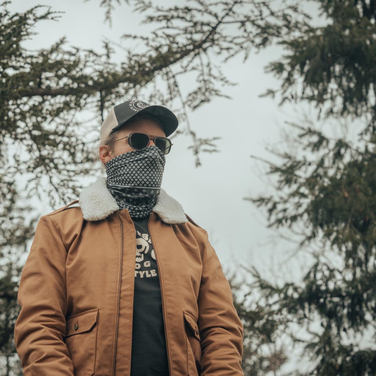 Age of Glory Kanoko Winter Neck Tube in Lichen - available at Veloce Club