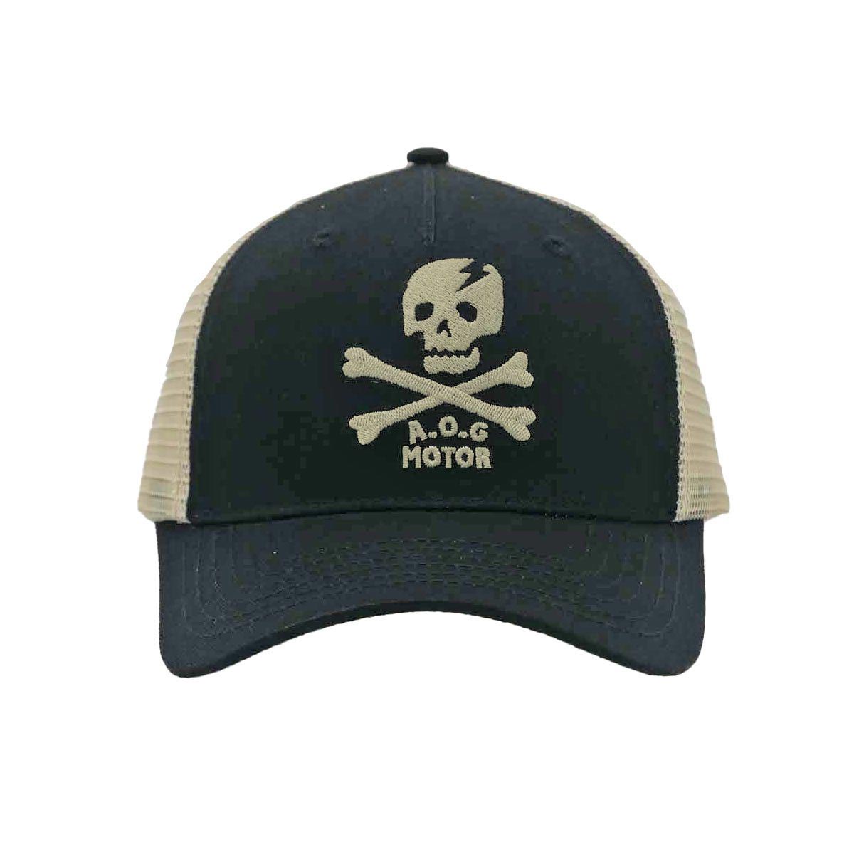 Age of Glory Marauder Trucker Cap in Black and off-white