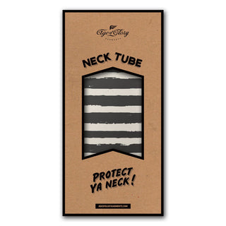 Age of Glory Painted Stripes Neck tube in Black - available at Veloce Club