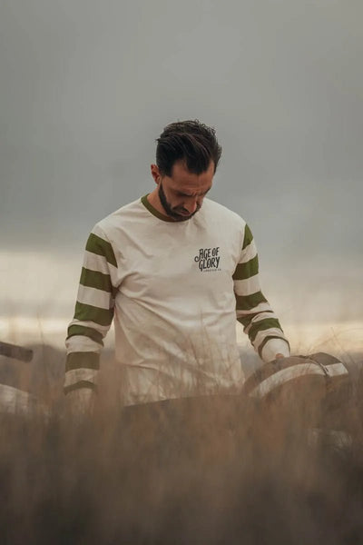 Age of Glory Riding Strong Long Sleeve in Off White