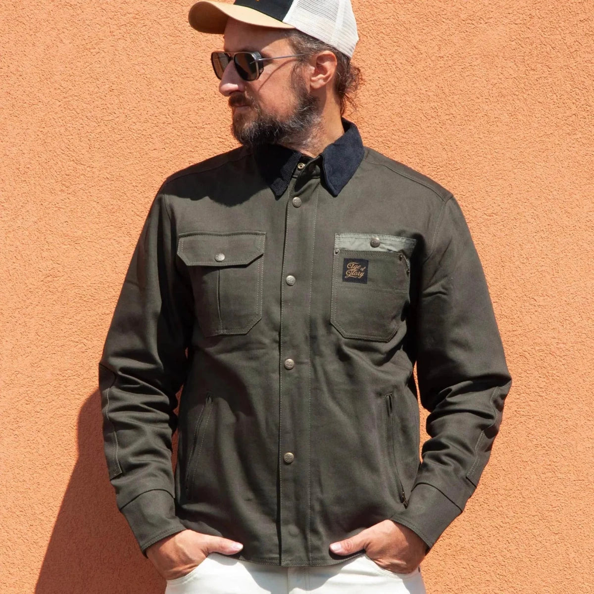 Age of Glory Runaway Riding Shirt in Dark Olive