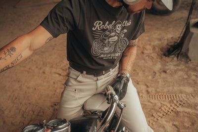 Age of Glory Rebel Club T-Shirt Washed Black