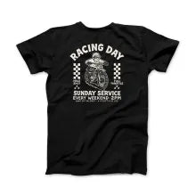 Age of Glory Sunday Service T-Shirt Washed Black | Veloce Club