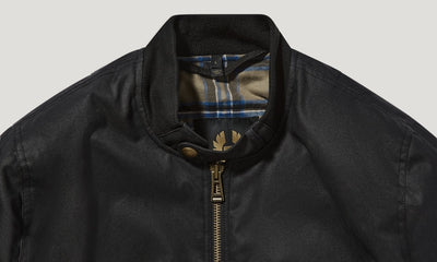 Belstaff Brecon Motorcycle Bomber - Black | Veloce Club
