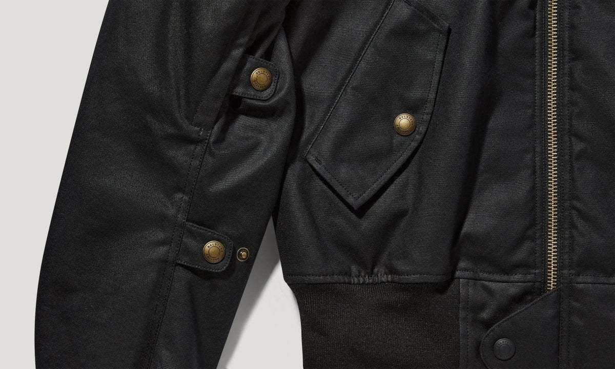 Belstaff Brecon Motorcycle Bomber - Black | Veloce Club