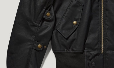 Belstaff Brecon Motorcycle Bomber - Black | Veloce Club
