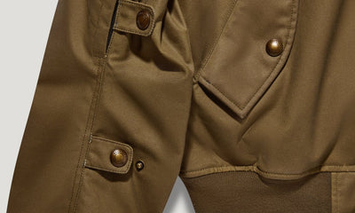 Belstaff Brecon Motorcycle Bomber - Olive Green | Veloce Club