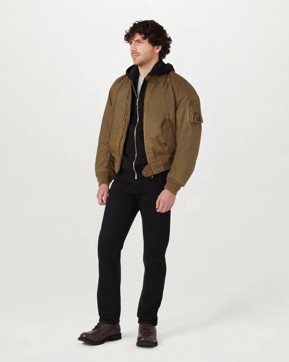 Belstaff Brecon Motorcycle Bomber - Olive Green | Veloce Club