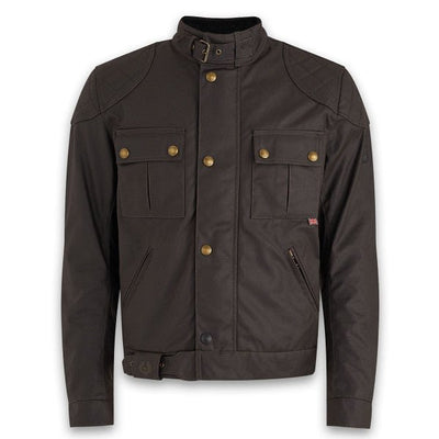 Belstaff Brooklands Waxed Cotton Jacket - Mahogany | Veloce Club