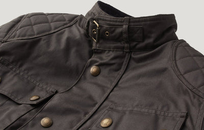 Belstaff Brooklands Waxed Cotton Jacket - Mahogany | Veloce Club