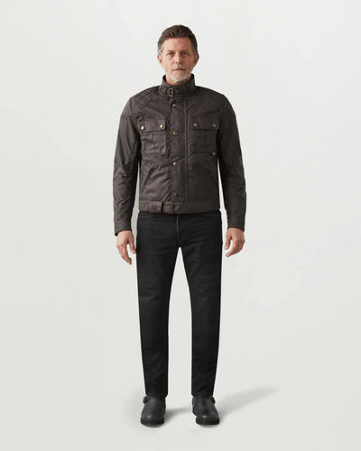 Belstaff Brooklands Waxed Cotton Jacket - Mahogany | Veloce Club