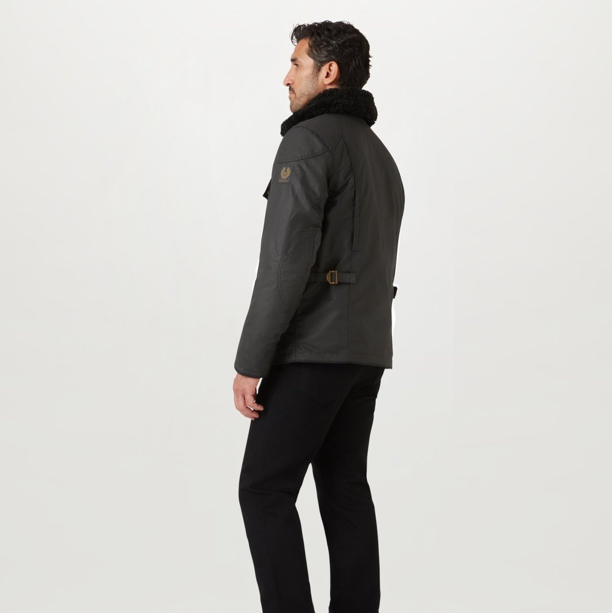 Belstaff Convoy Motorcycle Jacket in Black | Veloce Club