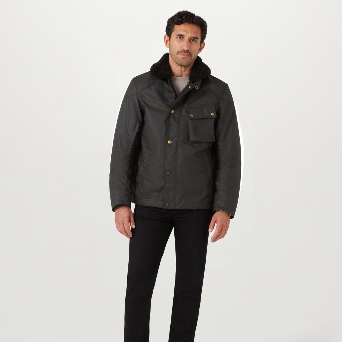 Belstaff Convoy Motorcycle Jacket in Black | Veloce Club