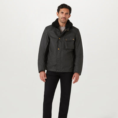 Belstaff Convoy Motorcycle Jacket in Black | Veloce Club